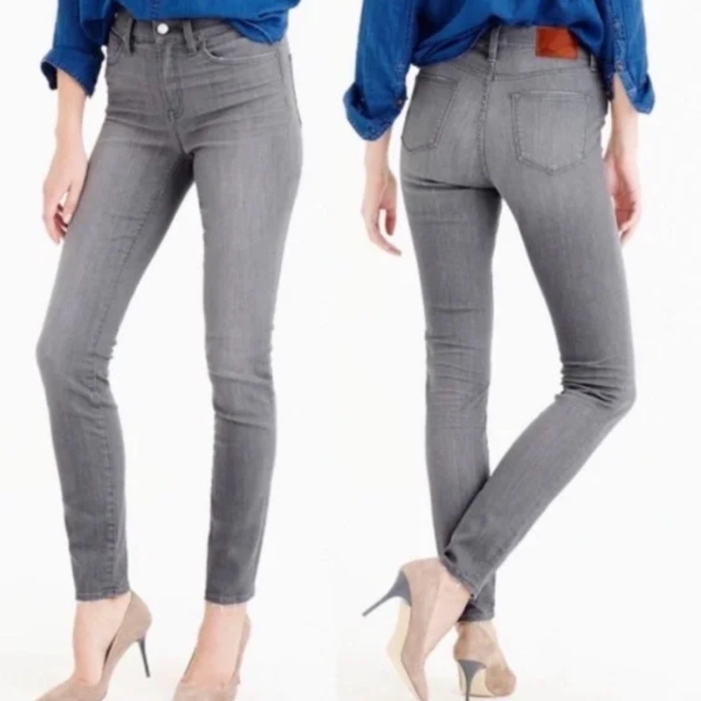 J. Crew Lookout Trademark High Rise Skinny Women's Gray Wash Jeans - Size 27
